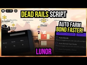 Best DEAD RAILS Bond Farm Script | AUTO FARM BOND FASTER | AUTO RETRY | INF BOND FARM!
