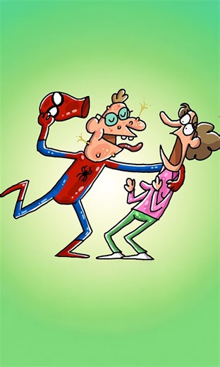 Superheroes Without Their Masks 👀 #animation #comedy #memes #cartoonbox #batman | Cartoon-Box