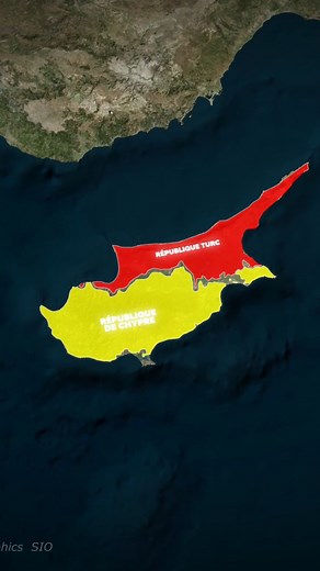Saviez que Chyprre n'est pas un seul pays ? #Chypre | Mondegeographie