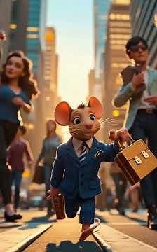 Cartoon Mouse animation Short Video #animalfriends #shortsfeed #cartoonshorts #viral #animation