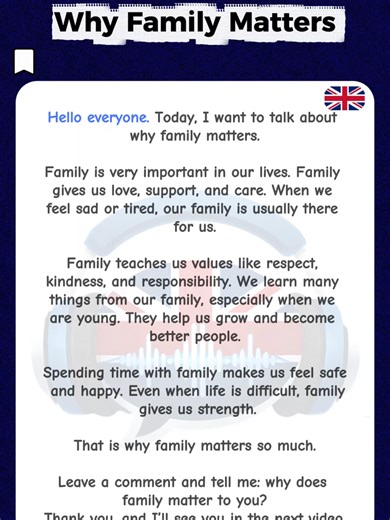 The Importance of Family in Your English Learning Journey