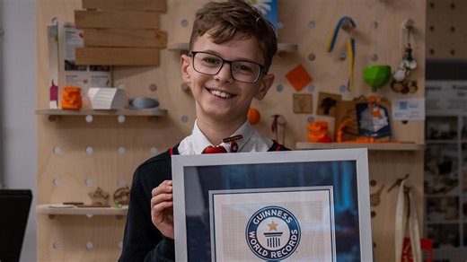 Boy, 11, becomes video game world record holder