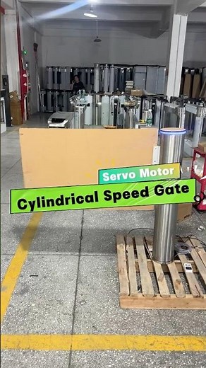 STXtek Cylindrical Speed Gate Turnstile S301 for Access Control #stxtek #speedgate #turnstilegate
