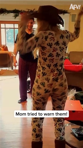 Mom's taking the hoverboard away after that! 🤣 #afv #christmas #fail | America's Funniest Home Videos