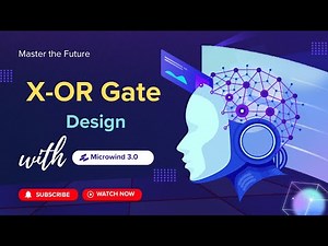 8. X-OR Gate design in Microwind.