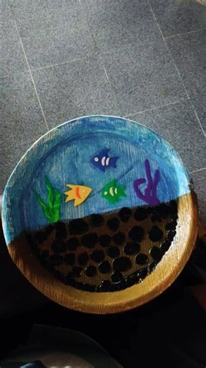 Ocean clay model using plate