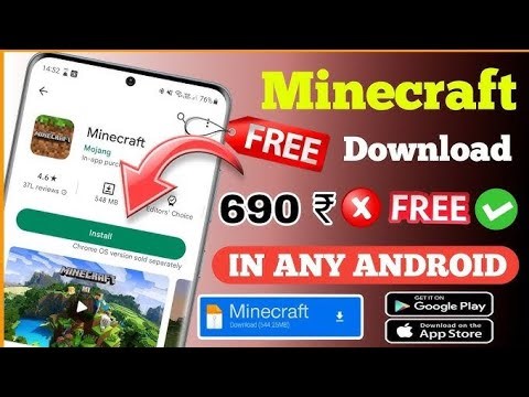 How to download Minecraft for free in mobile 😱 how to download Minecraft latest version