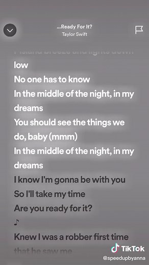 Taylor Swift 'Ready For It?' Sped Up - Full Song