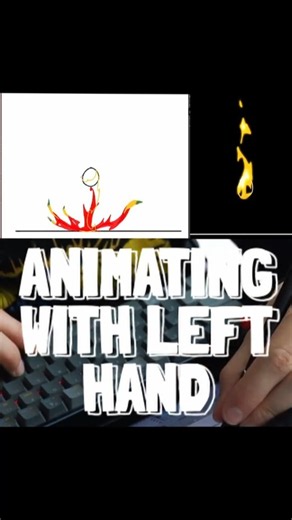 ANIMATING WITH LEFT HAND #animation #challenge #vfx
