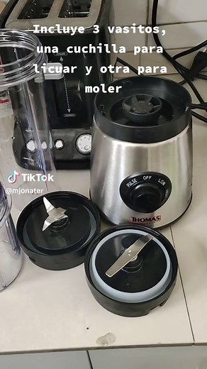 Aprobada! personal blender th-300pb marca Thomas #licuadorapersonal #thomas #electrodomesticos ocupa poco espacio.
