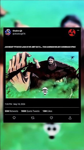 LeviAckerman vs BeastTitan Full Fight HD#LeviVsBeastTitan#AttackOnTitan #AOT#ZekeVsLevi#AnimeFights