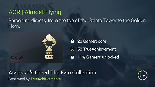ACR | Almost Flying achievement in AC The Ezio Collection