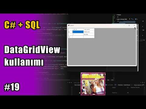 DataGridview kullanımı | C# Form eğitimi 19. Bölüm