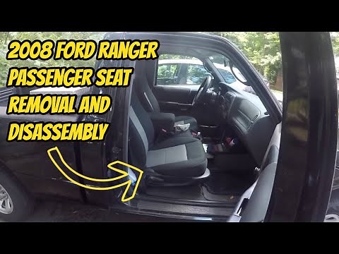 2008 Ford Ranger Passenger Seat Removal and Disassembly