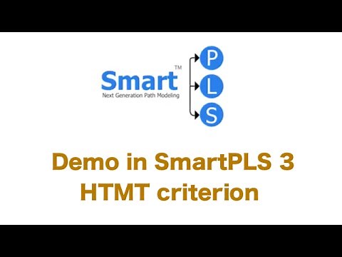 HTMT Demo: Assessing Discriminant Validity in SmartPLS 3