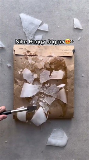 🥶Iced Baggy Nike Joggers thats slaps 🔥 #fashion