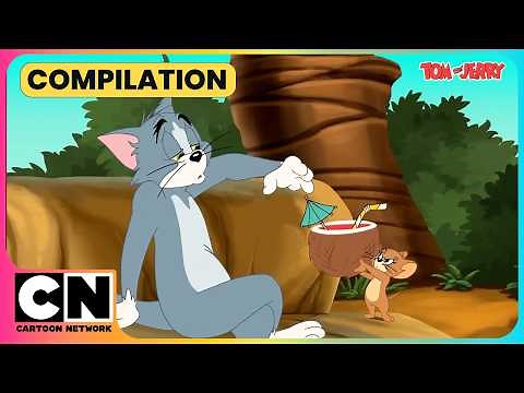 Frenemies In The Wild!🏕️| Tom and Jerry😺| Jungle Safari | Classic Cartoon😁|‪@cnindia‬ ​