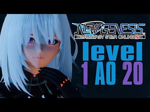 Guia do iniciante, level 1 ao 20 em PSO2 New Genesis