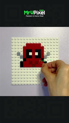 Making a tiny, snarky Deadpool in 8-bit! 😂🧱 | Pixel Art