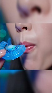 ASMR Eating Glass kiwi | Satisfying Crystal Bite Sounds | Relaxing Mouth ASMR #asmr #mukbang #fypシ