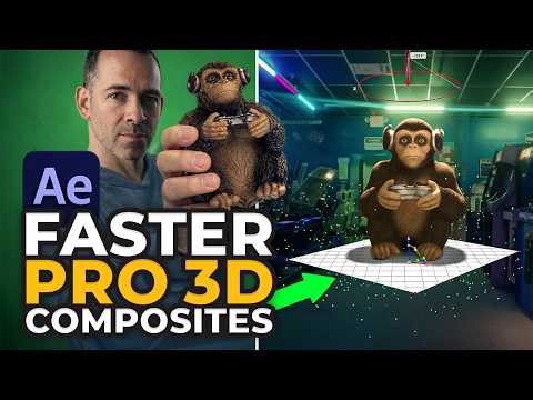 3D Tracking + Compositing Without Blender | After Effects + Tripo3d AI Workflow