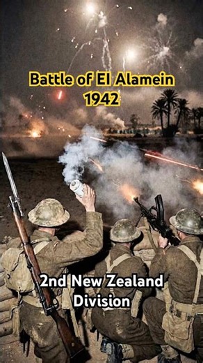 New Zealand Bayonet Charge vs Afrika Korps | El Alamein 1942 #shorts#wwii#afrika#history#tactics