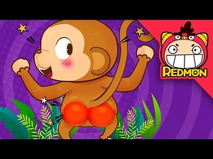 Monkey song | Animal Songs | Nursery Rhymes | animation for kids | REDMON