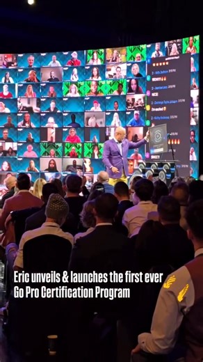 History being made!! Eric just dropped the Go Pro Certification Mentorship program to all in attendance at Go Pro Experience 2025 here in Las Vegas! For all the info, and for special pricing available ONLY DURING THE EVENT (this ends midnight Dec 7th), head to your event dashboard! If you're not an attendee - IT IS NOT TOO LATE. Streaming tix for the remainder of the event are only $3 EACH! Comment GOPRO or visit gopro2025.com while you still can. | Eric Worre