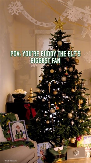 55K views · 294 reactions | Enjoy a bit of Christmas cheer all day long! Find the full-length Elf yule log video at https://youtu.be/3riR46rg7Y4?si=0A2f4pmtESFQ2ULQ. ✨ #DecemberTheTwELFth Shop at https://linktr.ee/DecemberTheTwELFth. | Elf | Facebook