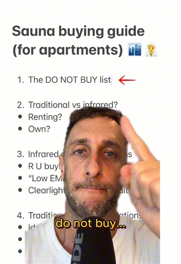 Apartment dweller sauna buying guide #saunablanket #saunatent #infraredsauna #smallspace