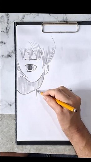 #1 Starting Sketch #drawanime #drawing #drawingtutorial #animeeart