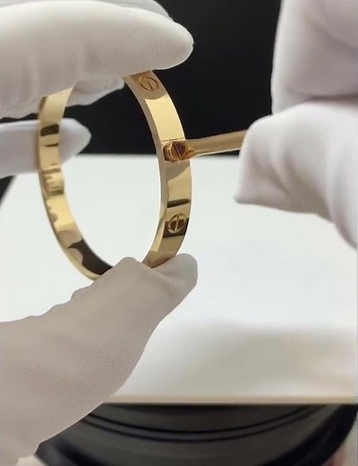 How to Open Cartier Love Bangle Bracelet Single Lock?