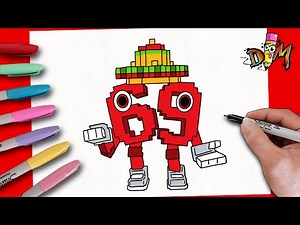 How to Draw 69 (Six Nine) Steal a Brainrot | how to draw six nine