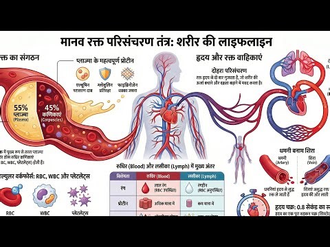 Blood Circulatory System of Human |Zoology|Chapter 24 Class 12th | #circulatory #mankitvibes #12th
