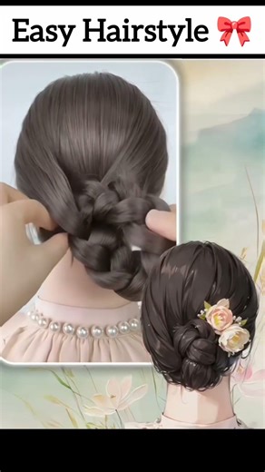 How to Create a Twisted Bun-Simple Elegant Hairdo#TwistedBun #HairTutorial #ElegantHairstyle