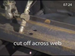 PythonX Fabricates Complex Structural Steel Beam 88% Faster