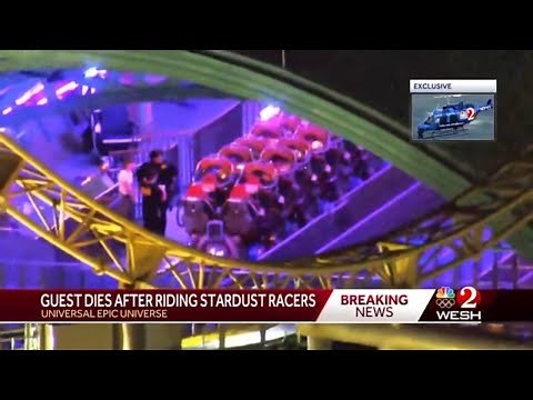 Epic Universe guest dies after riding roller coaster, Universal says