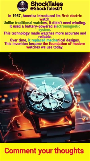 America’s First Electric Watch Changed Time Forever ⌚ #shorts