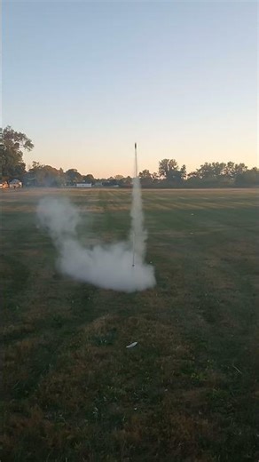 The Green Bean (homemade exploding sugar rocket)