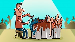 Fishing Follies: The Hilarious Tale of a Hungry Man, a Magical Catch, and Unexpected Love Underwater | Filippo Cartoon