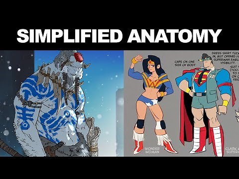 DRAWING ANATOMY! How to Simplify The Human Figure (Figure drawing)