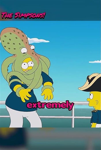 Bart was abducted by kidnappers in the middle of t #thesimpsons #simpsons #cartoon #animation