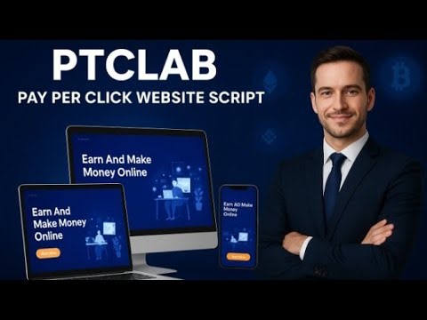 PTC Lab Ads Watching Website Script l Make Pay Per Click Website l Ptc Lab Script