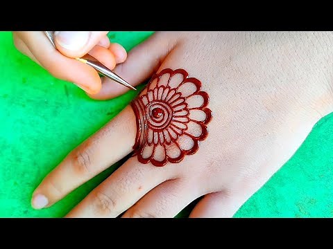 Latest & Beautiful Back Hand Mehndi Design | Easy & Trendy Mehndi Design