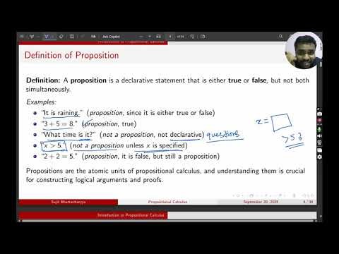 Propositional Calculus | Discrete Mathematics