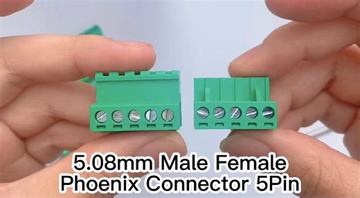 Watch How to use 5.08mm Male & Female Phoenix Connector on Amazon Live