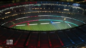 8.3K views · 64 reactions | There was a distinct Queensland flavour in Perth today as interstate fans flood in for Perth's #StateofOrigin showpiece. Optus Stadium has been transformed in the final countdown to tomorrow's clash, with a sell-out crowd being promised an epic event. #9News | Nightly at 6pm | 9 News | Facebook