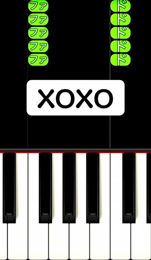 ピアノで弾く曲ではないけど✌️ #xoxo #repezenfoxx #ピアノ初心者 #pianotutorial #ピアノ簡単 #かんたーんピアノ #pianolesson #簡単ピアノ #レペゼンフォックス #cover