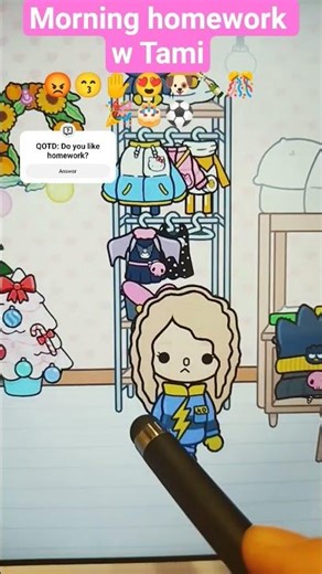 morning homework w tami #tocaboca #subscribe