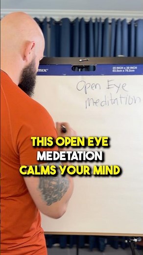 This Open Eye Meditation Will Clear Your Mind